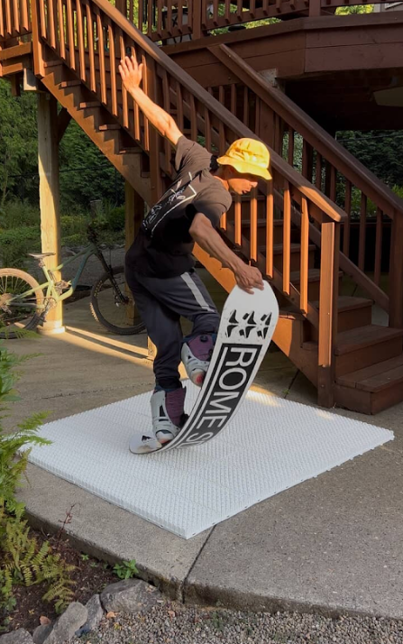 Off Season Snowboard Training Mat  20CM*40CM Dry Slope Mat | Drisurf