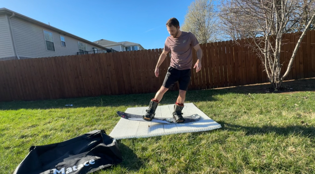 Off Season Snowboard Training Mat  20CM*40CM Dry Slope Mat | Drisurf